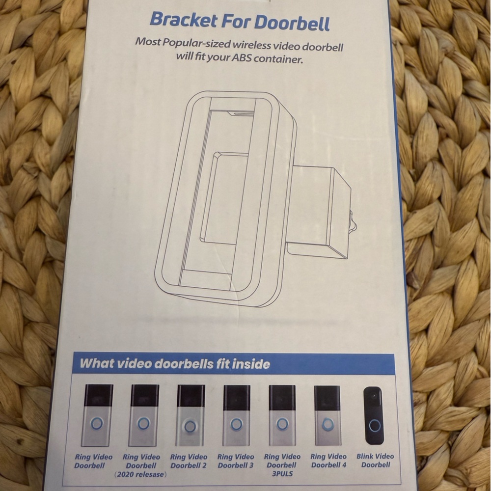 Video Doorbell Mount, No Drill Doorbell Mount
